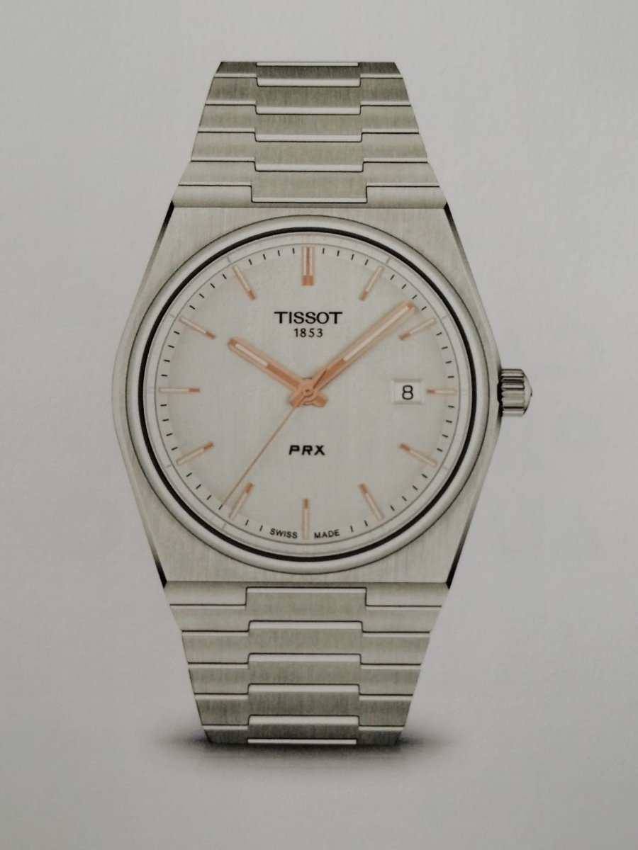 Tissot PRX sa plavim brojčanikom i integrisanom čeličnom narukvicom